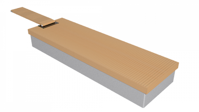 Massiivi 3,15 x 12 m massiivibetoni ponttoonilaituri