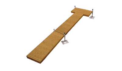 Jokamies 10 m pylväslaituri