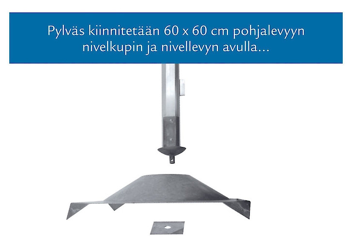Jokamies 10 m pylväslaituri, webshopProducts - 