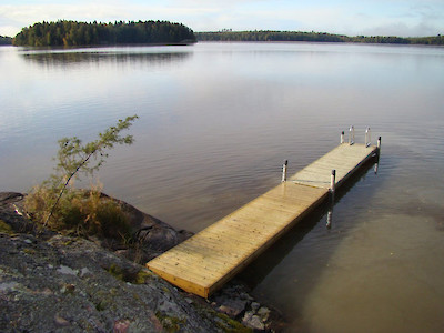 Suorapääty 10 m pylväslaituri