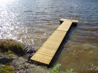 Sauna 1 (Ahti) 10 m muoviponttoonilaituri, webshopProducts - 